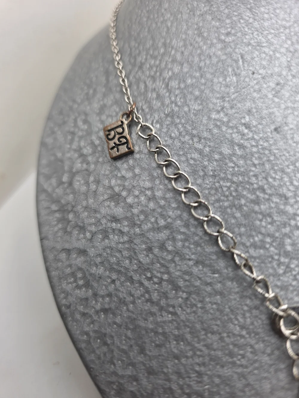 Big Sister Multicolor Script Pendant Necklace